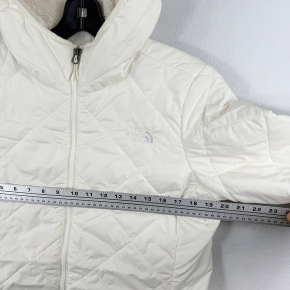 The North Face Shady Glade Parka Shearling Size S Womens White Dune NEW - Picture 6 of 11